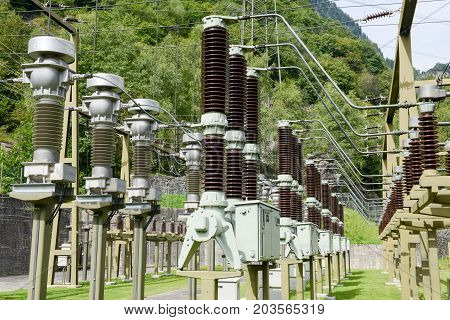 Power Station Making Electricity From A Hydroelectric Plant