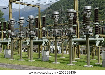 Power Station Making Electricity From A Hydroelectric Plant