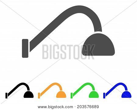 Tap Mixer icon. Vector illustration style is a flat iconic tap mixer symbol with black, gray, green, blue, yellow color variants. Designed for web and software interfaces.
