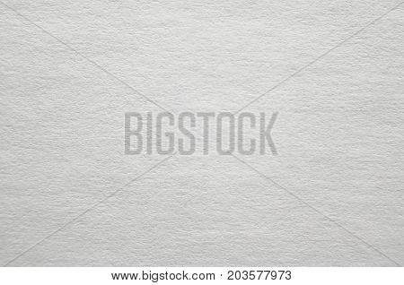 Texture of White Paper for Watercolor Close-up