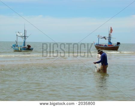 Puerto pesquero de Thai