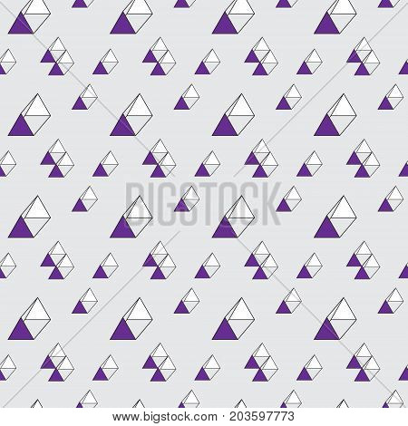 Abstract Geometric Seamless Pattern. Vector Background