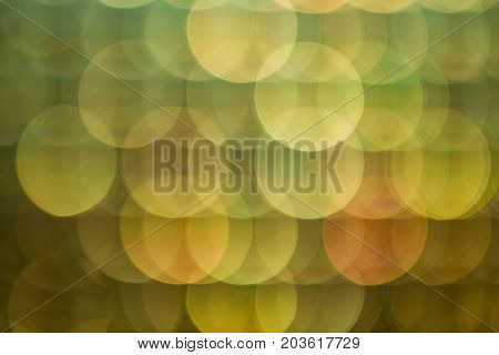 The Abstract Bokeh Of Green Light Background.
