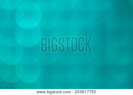 The Abstract Bokeh Of Blue Light Background.