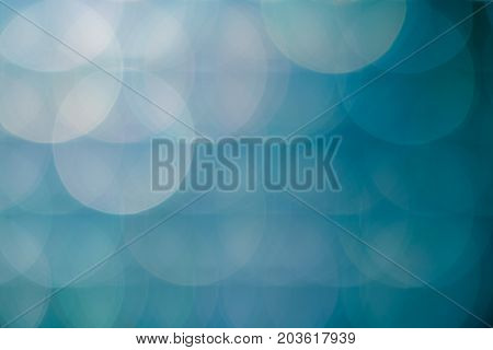 Blue abstract bokeh of for  light background.