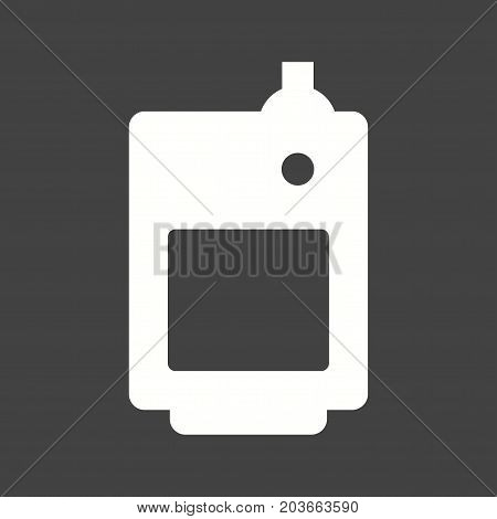Boiler, fuel, solid icon vector image. Can also be used for Climatic Equipment. Suitable for use on web apps, mobile apps and print media.