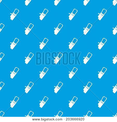 Welding equipment pattern repeat seamless in blue color for any design. Vector geometric illustration