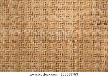 Background and texture of wicker by reed leaf.
