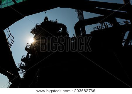 Lower region of Vitkovice - old ironworks factory