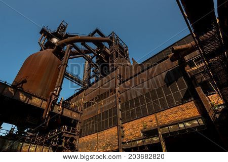 Lower region of Vitkovice - old ironworks factory