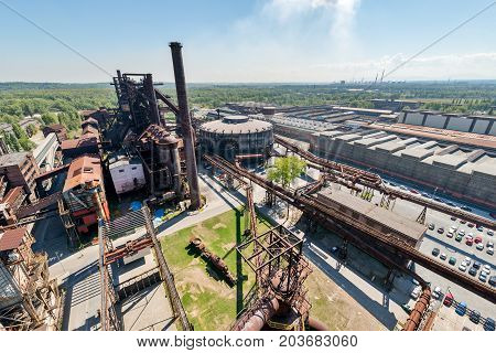Lower region of Vitkovice - old ironworks factory