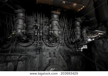 Lower region of Vitkovice - old ironworks factory