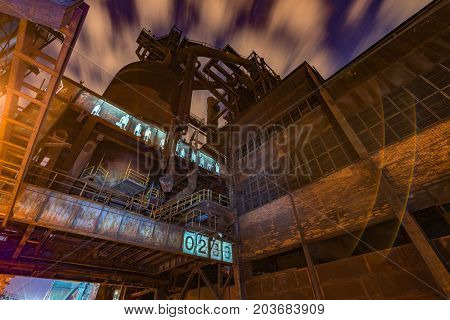 Lower region of Vitkovice - old ironworks factory