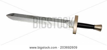 Toy Sword isolated on white background. Masquerade party item.