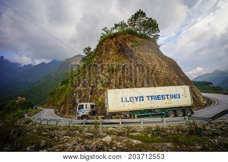 Mountain Scenery In Northern Vietnam