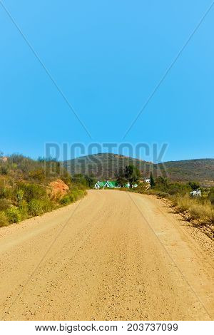 The Dusty Road To The Town Of Calitzdorp
