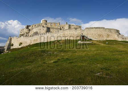 Ruins of Spis castle in easter Slovakia.