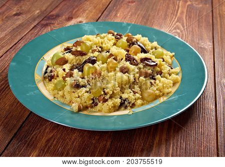 Mesfouf - Citrus Couscous Salad