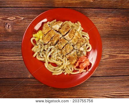 Pork  And  Soba With Vegetable.