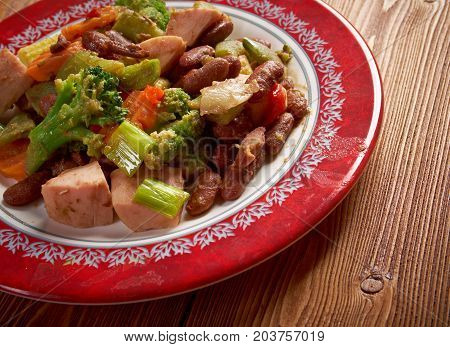 Cassoulet With Pork Sausage