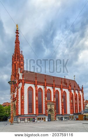 Marienkapelle is a Roman Catholic church located at the Unterer Markt (market square) of the town of Wurzburg Germany