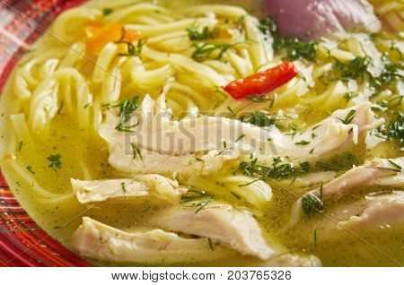 Tokmach-chicken Soup