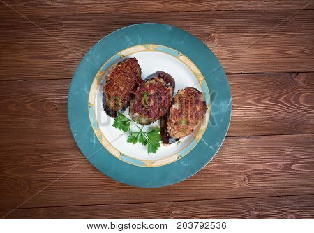 cotolette di melanzane - Italian appetizer with eggplant
