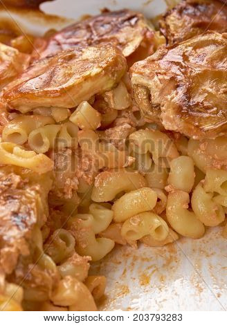 Elbow Macaroni Bake With Zucchini