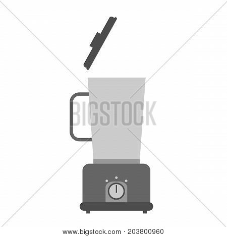 vector illustration of blender on white background