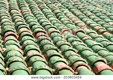 Moroccan Roof Tile In Fortress. Essaouira. Morocco