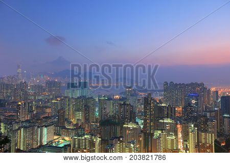 Night Of The Kowloon, Hong Kong Skyline
