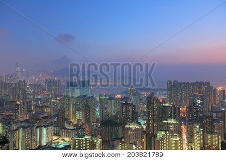 Night Of The Kowloon, Hong Kong Skyline