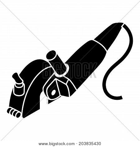 Protect angle grinder icon. Simple illustration of protect angle grinder vector icon for web design isolated on white background