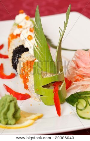 Sushi sulla piastra
