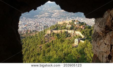 Alanya Kalesi Sur içinden Kale ehmedek fotoğrafı