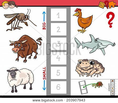 Biggest And Smallest Animal Educational Cartoon