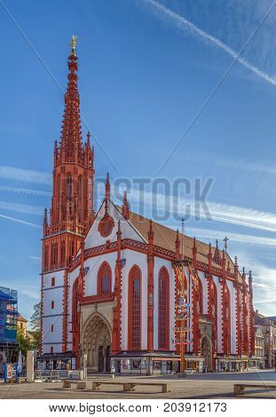 Marienkapelle is a Roman Catholic church located at the Unterer Markt (market square) of the town of Wurzburg Germany