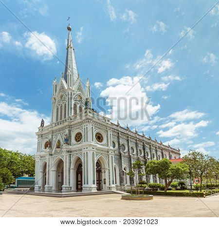 Nativity of Our Lady Cathedral church is a catholic church The church is a public place in Thailand where people with religious beliefs come together to perform rituals.