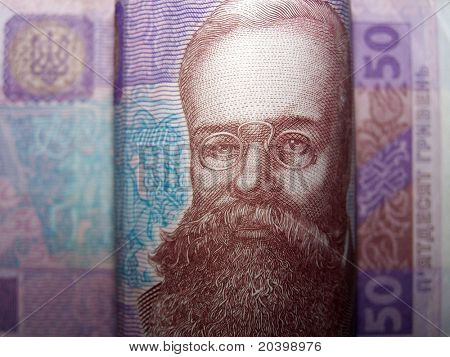 Padesát grivnas. Ukrajina.