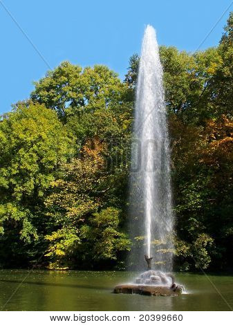 Springvand. Pototsky's park. Uman. Ukraine.