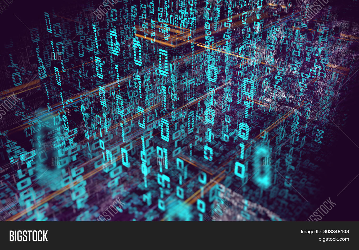 Wallpaper Binary Code Image Photo Free Trial Bigstock
