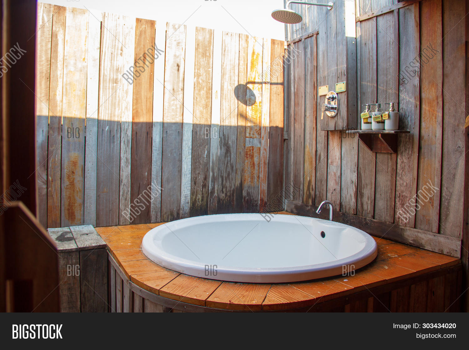 Outdoor Shower White Image & Photo (Free Trial) Bigstock