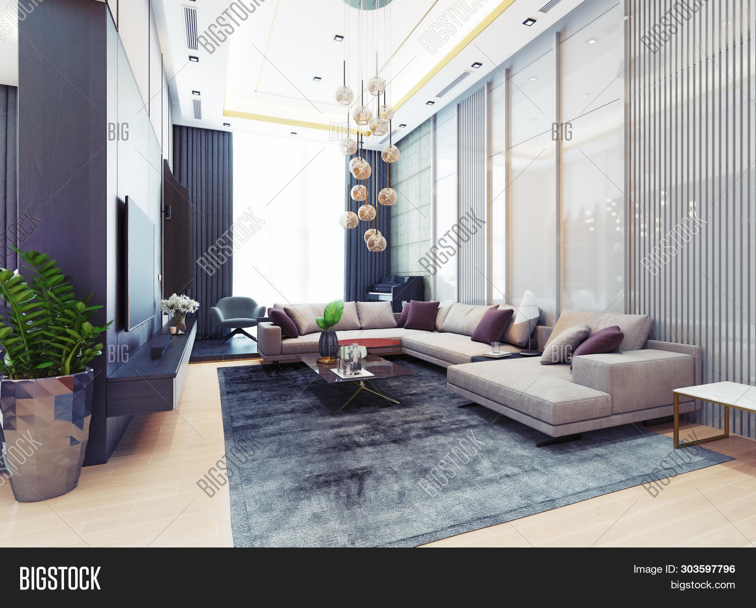 Modern Luxury Interior Image Photo Free Trial Bigstock