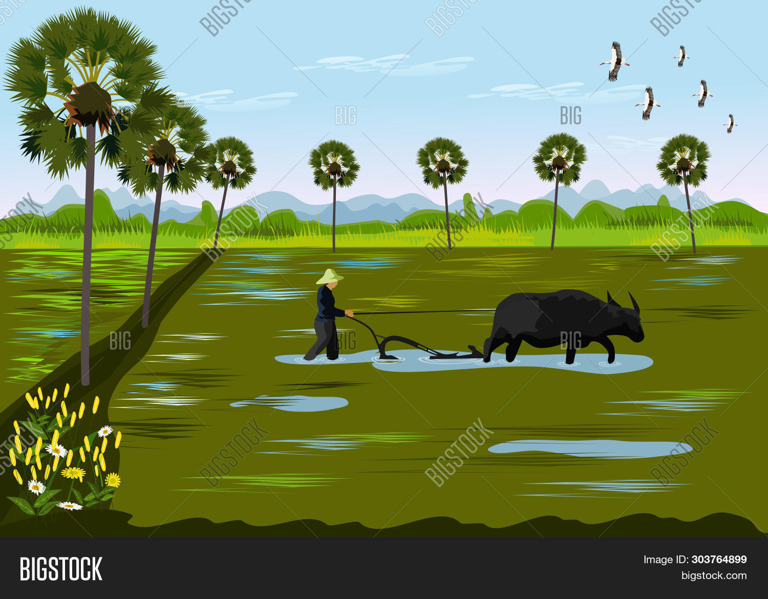 Farmers Digging Soil Image & Photo (Free Trial) | Bigstock