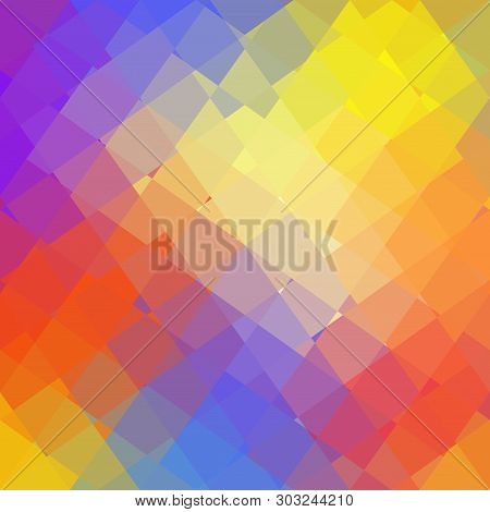 Geometric Abstract Pattern In Low Poly Style.