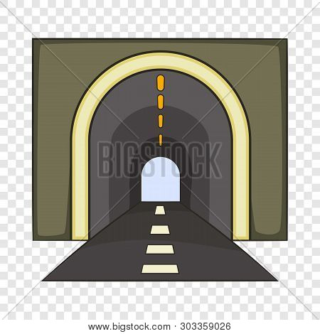 Tunnel Icon. Cartoon Illustration Of Tunnel Vector Icon For Web