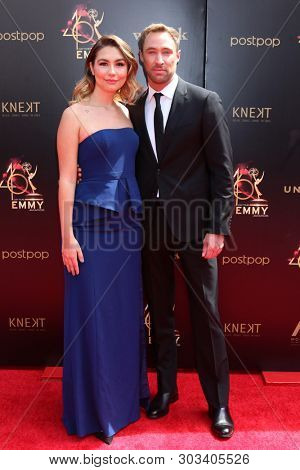 LOS ANGELES - MAY 5:  Kyle Lowder,  Emma Basler Demirjian at the 2019  Daytime Emmy Awards at Pasadena Convention Center on May 5, 2019 in Pasadena, CA