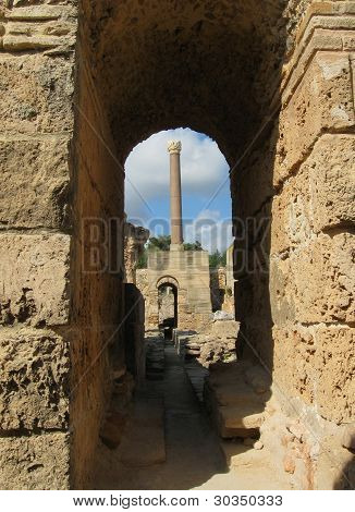 Ruins in Carthage, Tunisia