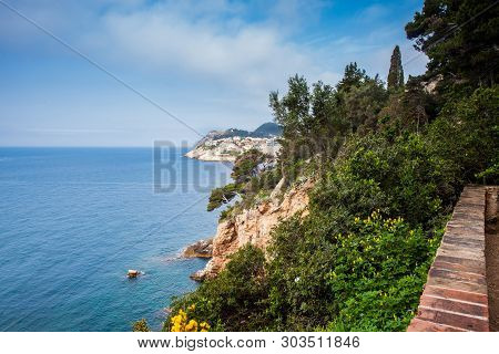 Beautiful Dubrovnik Coast Seen From The Gradac Park