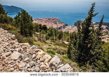 Dubrovnik, Croatia - April, 2018: